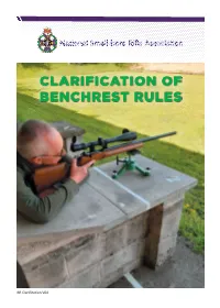Clarification of Benchrest Rules