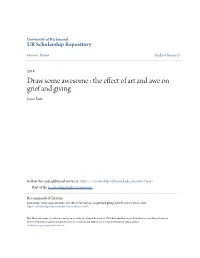 Draw Some Awesome : the Effect of Art and Awe on Grief and Giving Jamie Katz