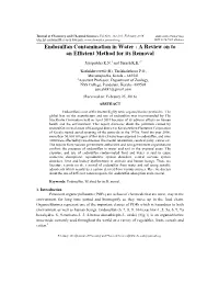 Endosulfan Contamination in Water : a Review on to an Efficient Method for Its Removal