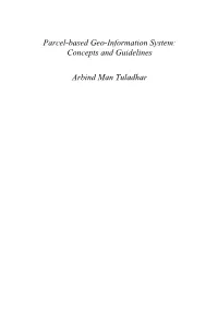 Parcel-Based Geo-Information System: Concepts and Guidelines