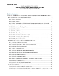 Table of Contents CHAPTER 31 VIRGINIA POLLUTANT DISCHARGE ELIMINATION SYSTEM (VPDES) PERMIT REGULATION....1 Part I Definitions and General Program Requirements
