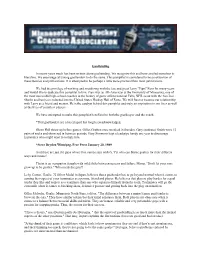 Goaltending in Recent Years Much Has Been Written About