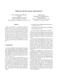 Malicious Code Detection for Open Firmware