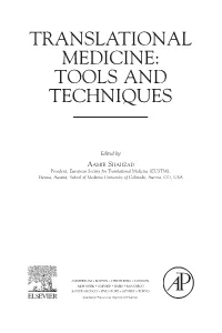 Tools and Techniques