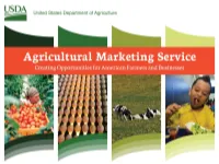 Why Local Food Matters: Views from the National Landscape