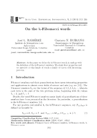 On the K-Fibonacci Words