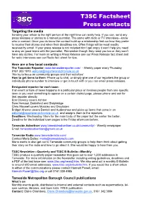 Press Contacts Targeting the Media Sending Your Article to the Right Person at the Right Time Can Really Help