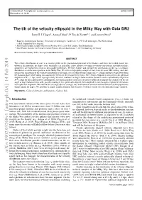 The Tilt of the Velocity Ellipsoid in the Milky Way with Gaia DR2 Jorrit H