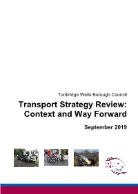 Transport Strategy Review: Context and Way Forward