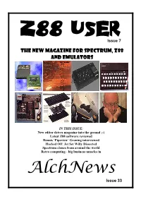 Z88 USER Issue 7 the NEW Magazine for Spectrum, Z88 and Emulators