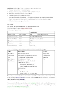 Create a Program Which Will Accept the Price of a Number of Items. • You Must State the Number of Items in the Basket
