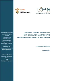 Forward-Looking Approach to Next Generation Sanitation and Industrial
