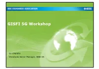 GISFI 5G Workshop