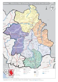 Guinea : Reference Map of Kankan Region (As of 02 Janv 2015)