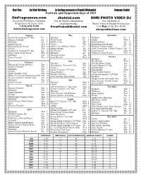 Printable PDF Format of SINDHI 2021 Calendar
