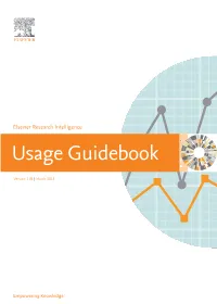 Usage Guidebook