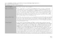 View Preliminary Assessment Report Appendix D Assessment Summary