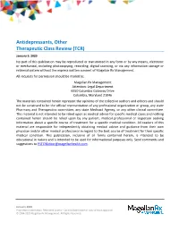 Antidepressants, Other Therapeutic Class Review (TCR)