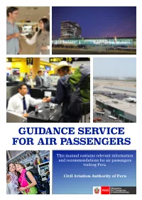 Guidance Service for Air Passengers