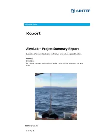 Akvalab – Project Summary Report