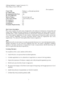 Course Title : Getting to Yes Through Negotiation LU Course Code : CLC9010 Recommended Study Year : Any No