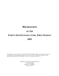 Highlights – a Summary of the Session