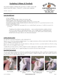 Sculpting a Mane & Forelock