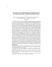 The Influence of Fruit Morphology and Habitat Structure on Ant-Seed
