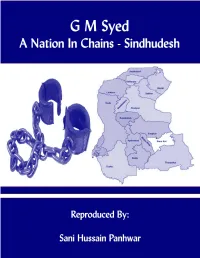 A Nation in Chains by G M Syed