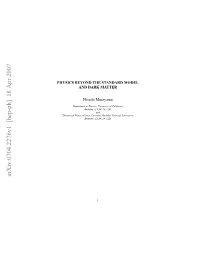 Arxiv:0704.2276V1 [Hep-Ph] 18 Apr 2007