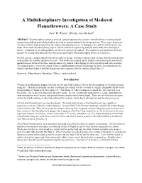 A Multidisciplinary Investigation of Medieval Flamethrowers: a Case Study