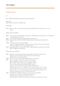 Jan Eric Visser CV