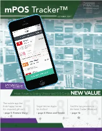 Mpos Tracker™ Report OCTOBER 2017