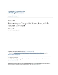 Responding to Change: Girl Scouts, Race, and the Feminist Movement Phyllis E