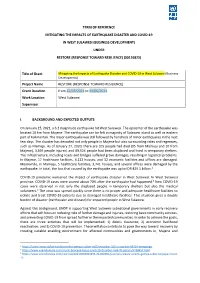 Term of Reference Mitigating The