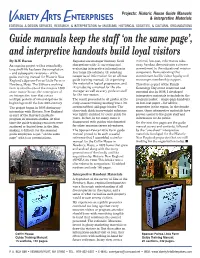 Guide Manuals Keep the Staff 'On the Same Page'