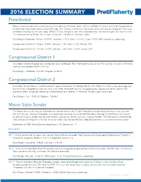 PF 2016 Election Summary. Final6.Updated11.18.16.Indd