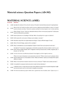 AMIE Material Science.Pdf