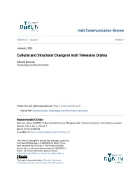 Cultural and Structural Change in Irish Television Drama