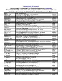 If Your Organization Is Not Listed, We Can Still Create Your