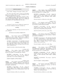 Journal of the Senate 1 Twenty Fourth Day, February 6, 2013 2013 Regular Session Twenty Fourth Day