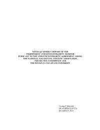 Ninth Quarterly Report