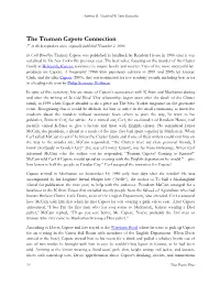 The Truman Capote Connection 7Th in the Keepsakes Series, Originally Published November 2, 2006