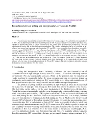 Transitions Between Pitting and Intergranular Corrosion in AA2024