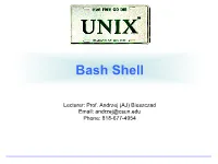 Bash Tutorial