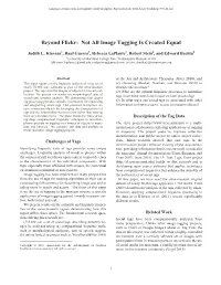 Beyond Flickr: Not All Image Tagging Is Created Equal