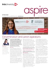 Determination and Career Aspirations