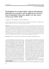 Development of a Seroprevalence Map for Mycoplasma Gallisepticum
