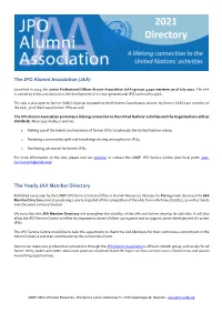 JAA Member Directory