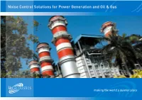 Noise Control Solutions for Power Generation and Oil &